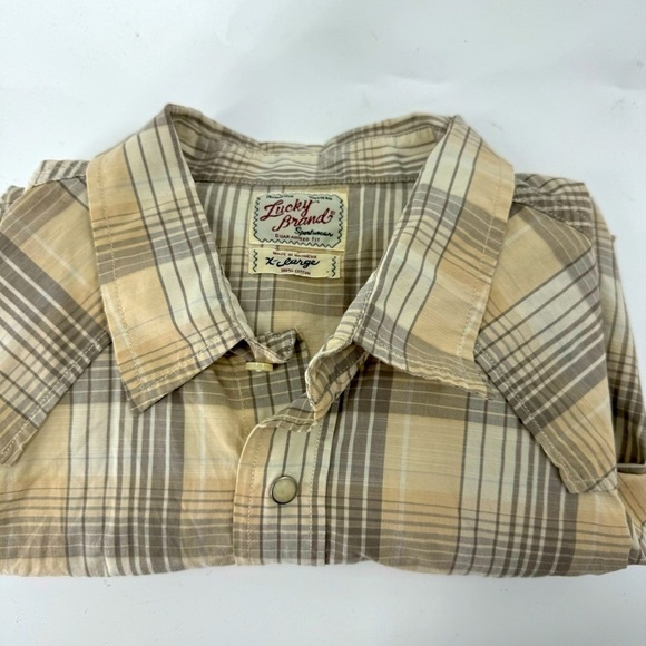 Lucky Brand ShortSleeve Button Down Shirt - Picture 4 of 8